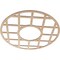 Ekena Millwork O'Neal Wood Fretwork Pierced Ceiling Medallion, Alder, 36"OD x 13 1/8"ID x 3/8"T CMWP36X36X0375ONAL - alternate 3